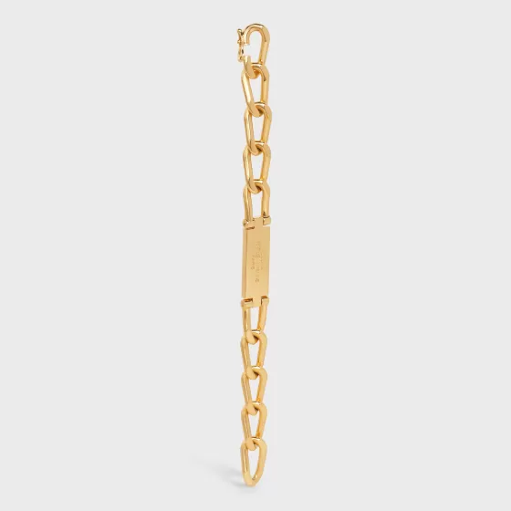 16 Rue Vivienne Gourmette Bracelet In Brass With Finish - | ^CELINE Hot