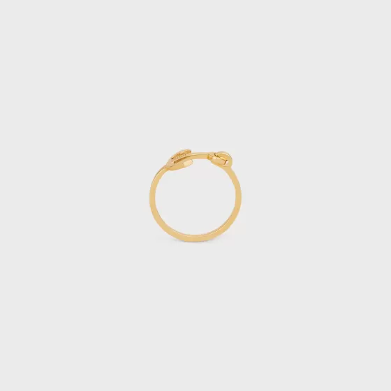 Ancre Ring In Brass With Finish - | ^CELINE Hot