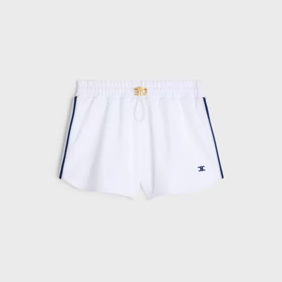 Athletic Shorts In Double Face Jersey - | ^CELINE Store