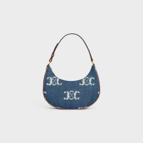 Ava Bag In Denim With Triomphe - | ^CELINE Cheap