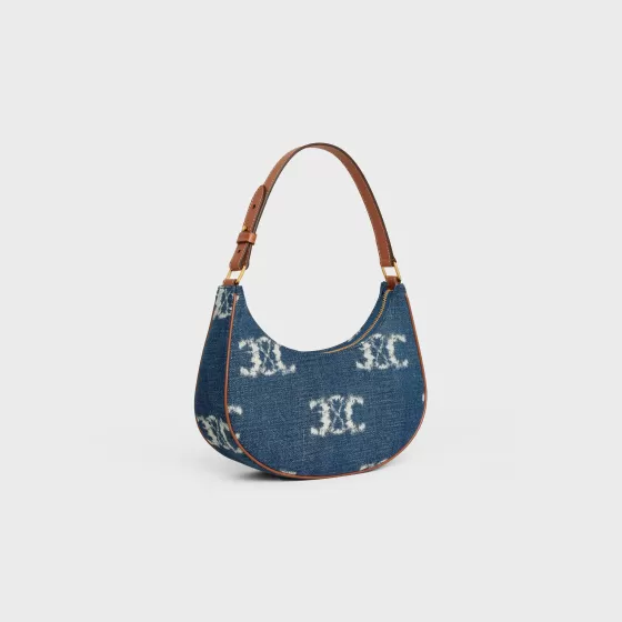 Ava Bag In Denim With Triomphe - | ^CELINE Cheap