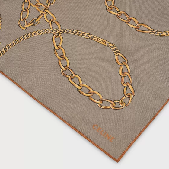 Bandana In Silk Twill - | ^CELINE Cheap