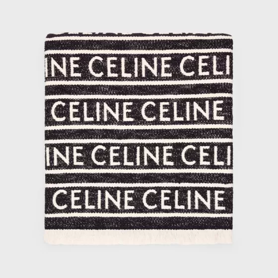 Beach Fouta In Woven Cotton - | ^CELINE Shop