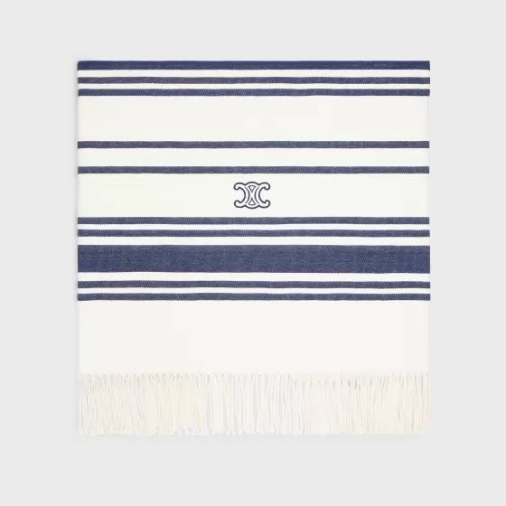 Beach Fouta In Woven Cotton - | ^CELINE Shop