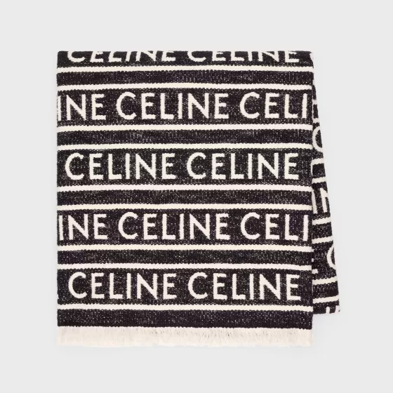 Beach Fouta In Woven Cotton - | ^CELINE Shop