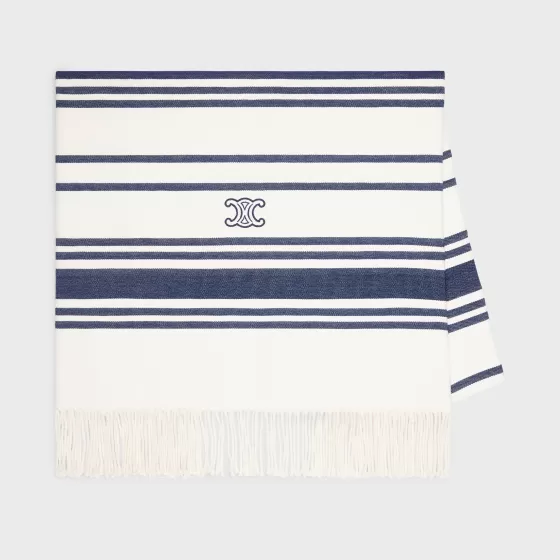 Beach Fouta In Woven Cotton - | ^CELINE Shop