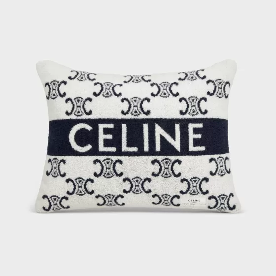 Beach Pillow In Monogrammed Terry Cotton - | ^CELINE Cheap