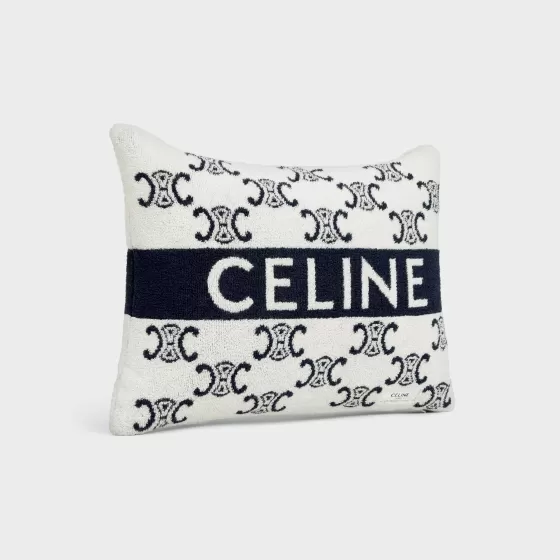 Beach Pillow In Monogrammed Terry Cotton - | ^CELINE Cheap