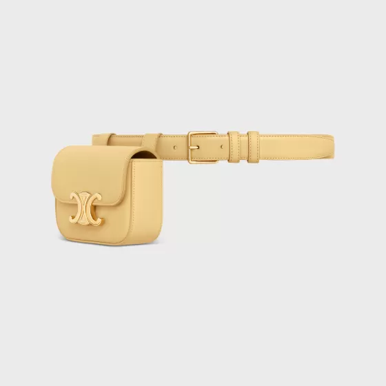 Belt Bag Triomphe Belt In Shiny Calfskin - | ^CELINE Clearance