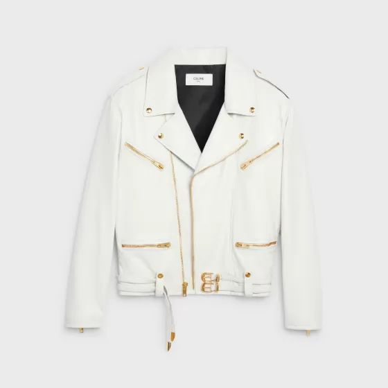 Biker Jacket In Soft Lambskin - | ^CELINE Discount