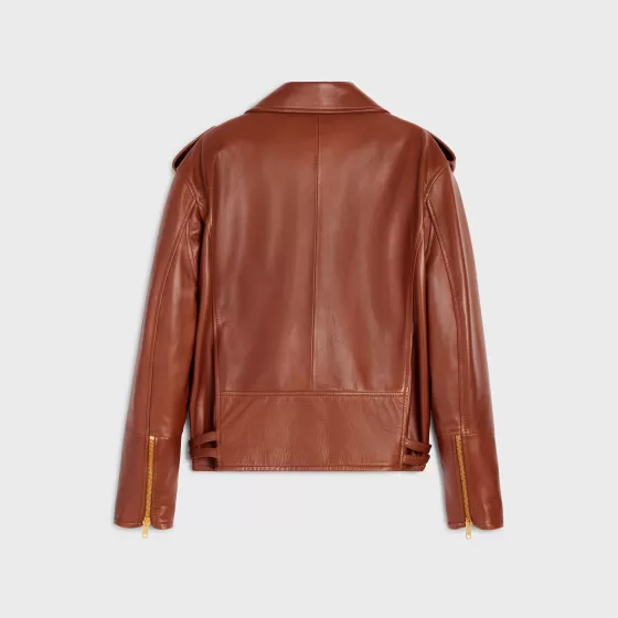 Biker Jacket In Soft Lambskin - | ^CELINE Store