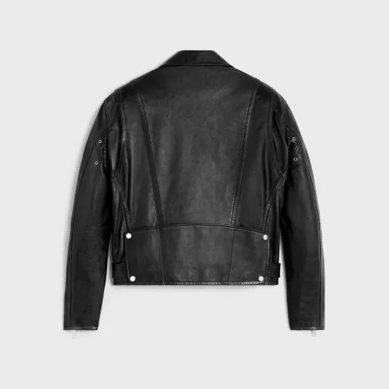 Biker Jacket In Soft Lambskin - | ^CELINE Shop