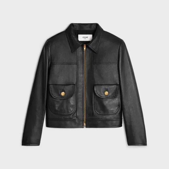 Blouson Jacket In Soft Lambskin - | ^CELINE Store