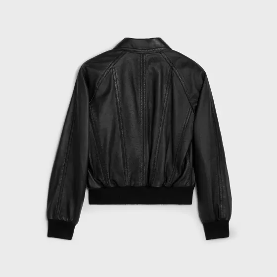 Blouson Jacket With Cutouts In Soft Lambskin - | ^CELINE New