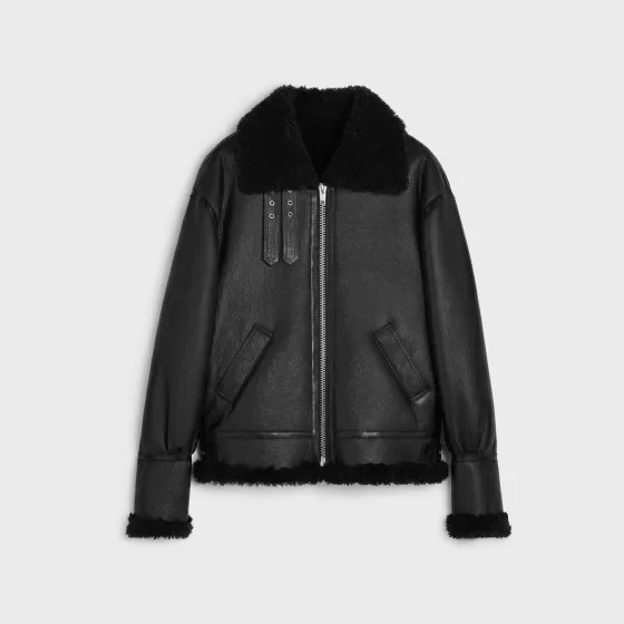 Bomber Jacket In Shearling - | ^CELINE Flash Sale