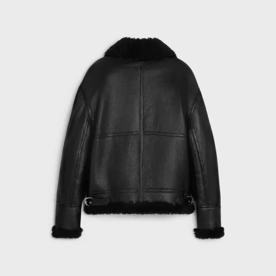 Bomber Jacket In Shearling - | ^CELINE Flash Sale