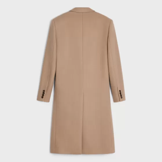 Boxy Coat In Cashmere Cloth - | ^CELINE Outlet