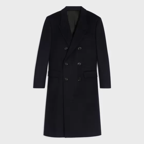 Boxy Coat In Wool - | ^CELINE Clearance