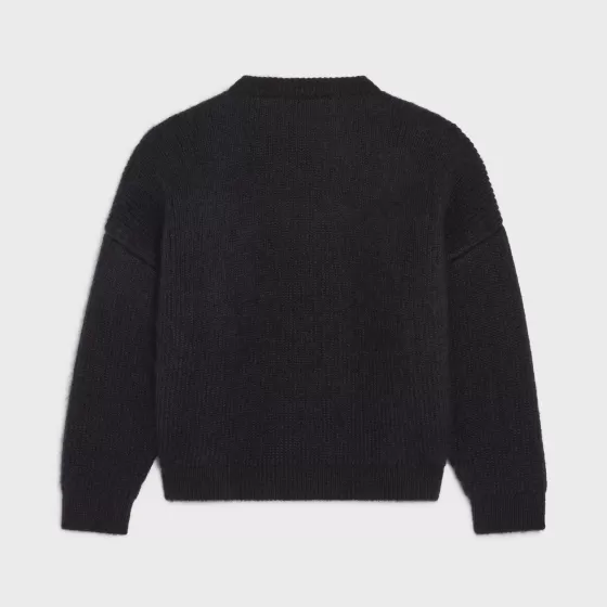 Boxy Flag Sweater In Mohair - | ^CELINE Sale