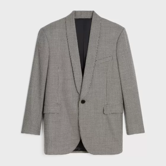 Boxy Jacket In Cashmere Wool - | ^CELINE Online