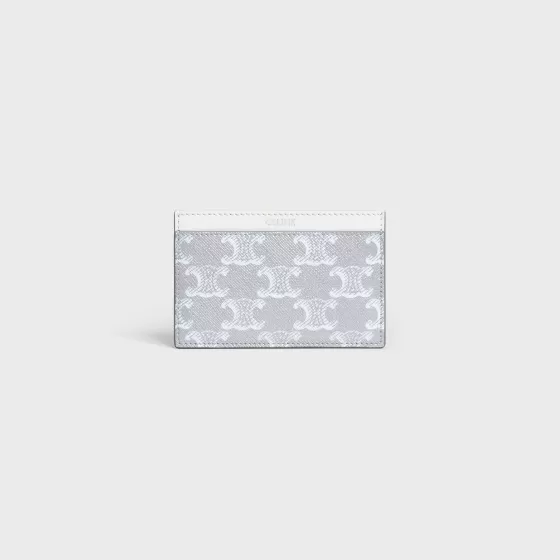 Card Holder In Triomphe Canvas And Calfskin - | ^CELINE Fashion