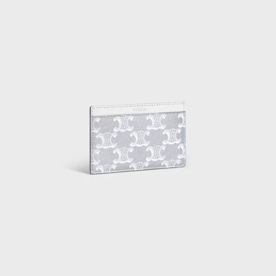 Card Holder In Triomphe Canvas And Calfskin - | ^CELINE Fashion