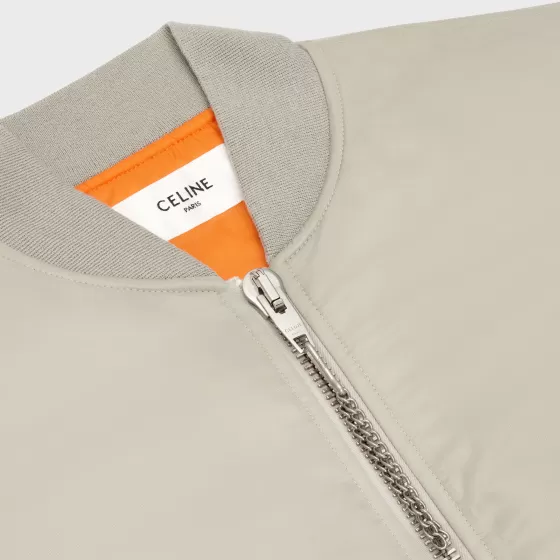 Bomber Jacket In Nylon Twill - | ^CELINE Flash Sale