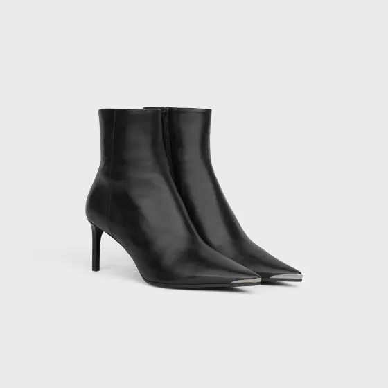 Boots Metal Toe Fitted Ankle Boot In Calfskin - | ^CELINE Discount