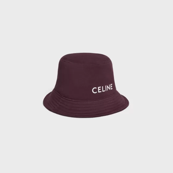 Bucket Hat In Cotton Fleece - | ^CELINE Sale