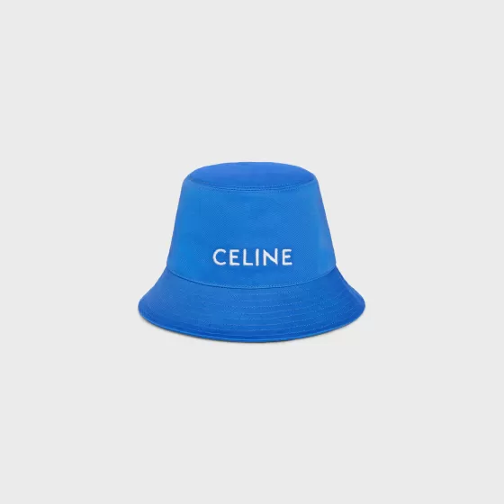 Bucket Hat In Cotton Gabardine - | ^CELINE Clearance