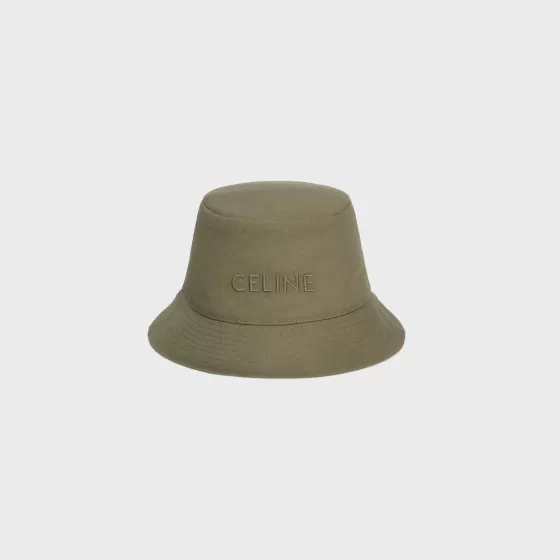 Bucket Hat In Thick Cotton Twill - | ^CELINE Flash Sale