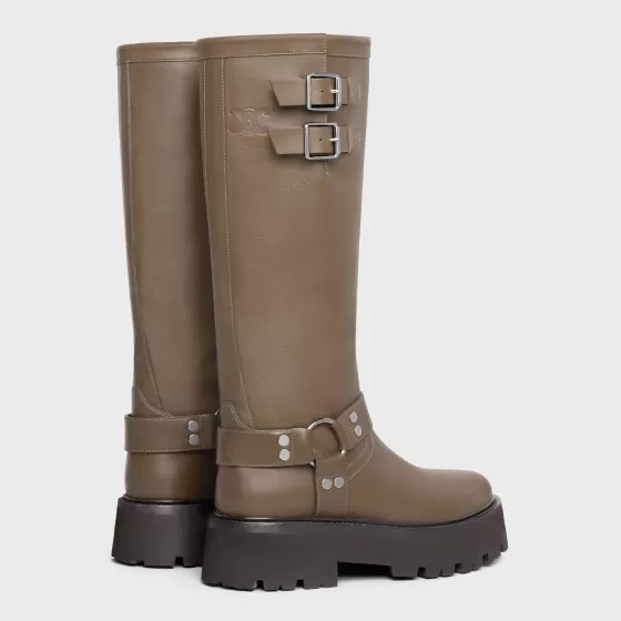 Bulky Biker High Boot In Calfskin - | ^CELINE Outlet