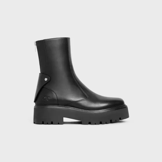 Bulky Boots With Back Zip And Triomphe In Calfskin - | ^CELINE Best