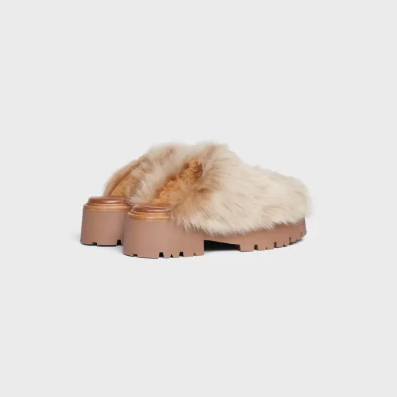 Bulky Closed Mule In Lambfur - | ^CELINE Best Sale