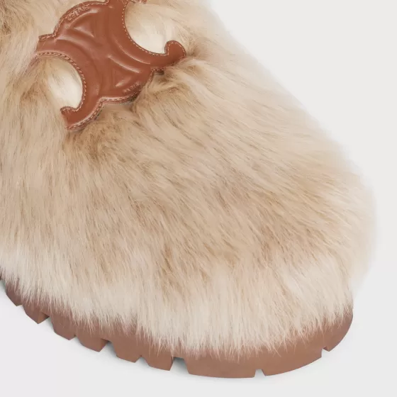 Bulky Closed Mule In Lambfur - | ^CELINE Best Sale