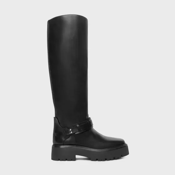 Bulky High Boot With Harness In Calfskin - | ^CELINE Fashion