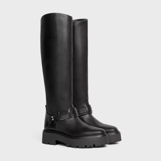 Bulky High Boot With Harness In Calfskin - | ^CELINE Fashion