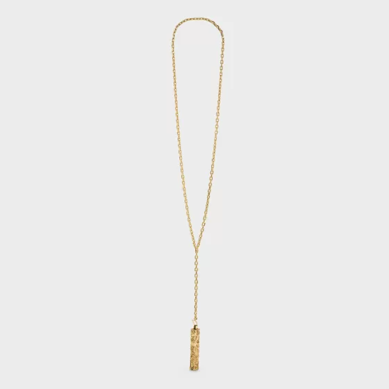 Cesar Project Compression Necklace In Vermeil - | ^CELINE Fashion