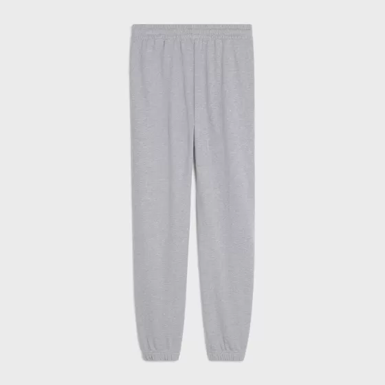 Cotton Fleece Joggers With Embroidery - | ^CELINE Best Sale