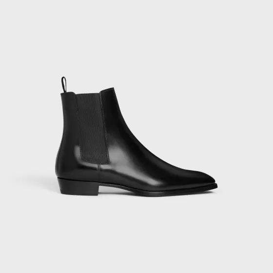 Drugstore Chelsea Boot In Shiny Calfskin - | ^CELINE Sale