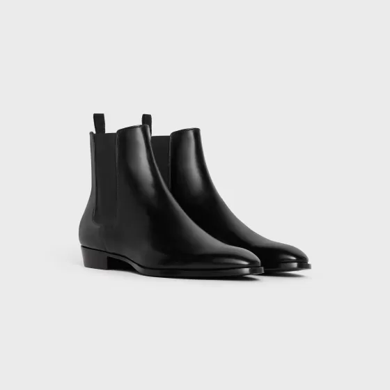 Drugstore Chelsea Boot In Shiny Calfskin - | ^CELINE Sale