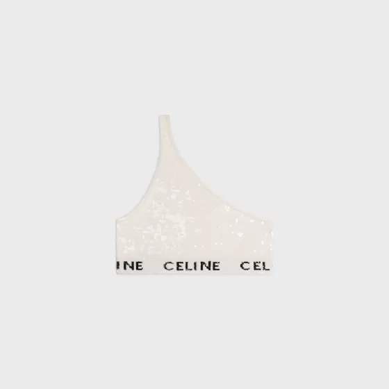 Embroidered Bra In Viscose - | ^CELINE Outlet