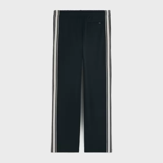 Embroidered Track Pants In Double Face Jersey - | ^CELINE Cheap