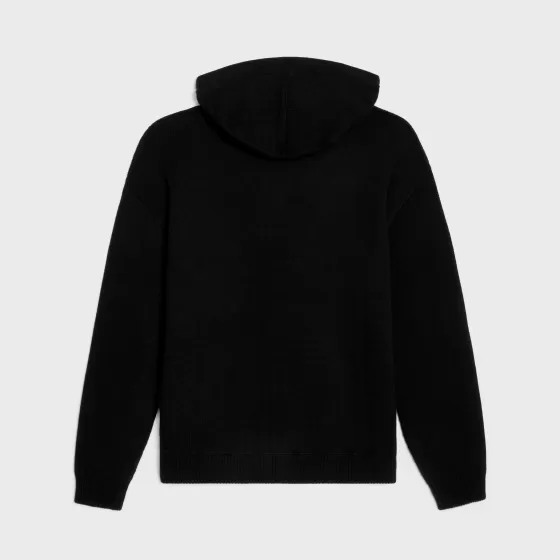 Hooded Sweater In Cashmere Wool - | ^CELINE Outlet