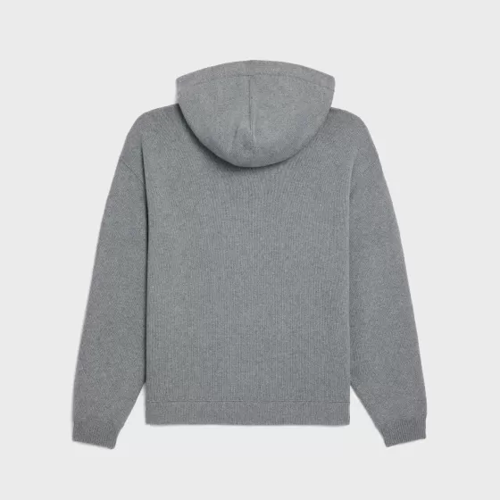 Hooded Sweater In Cashmere Wool - | ^CELINE Flash Sale