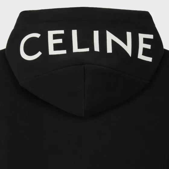 Hoodie In Cotton Fleece - | ^CELINE Flash Sale