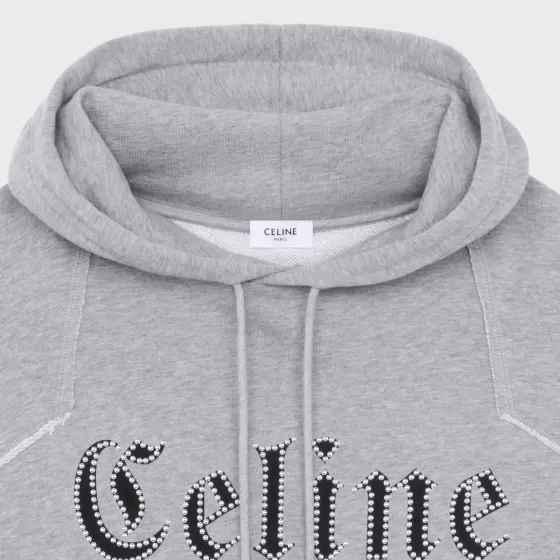 Hoodie In Cotton Fleece With Studs - | ^CELINE Sale