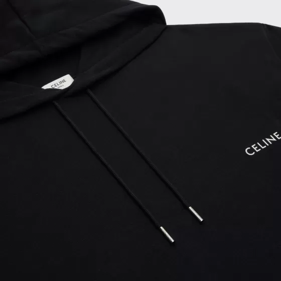 Loose Hoodie In Cotton Fleece - | ^CELINE New