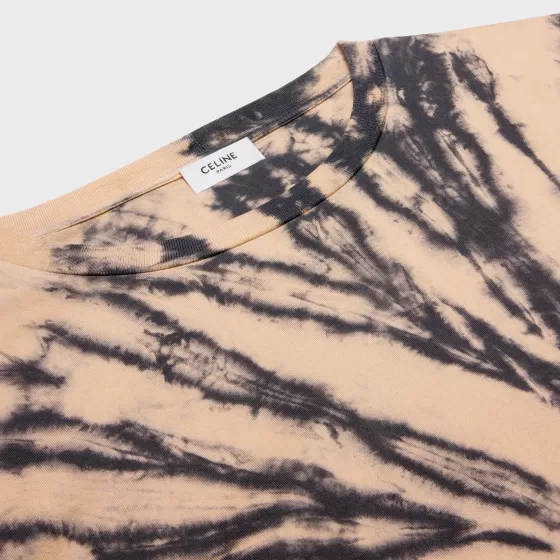 Loose T-Shirt In Tie-Dye Cotton - | ^CELINE Store