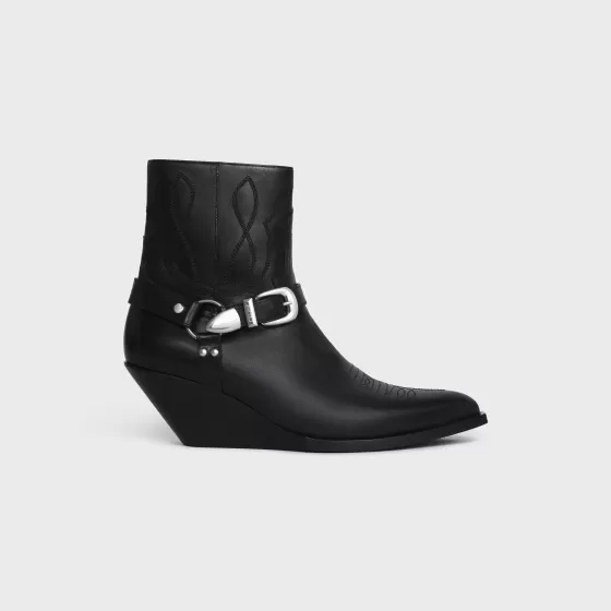 Moon Zipped Boots With Harness In Calfskin - | ^CELINE Sale